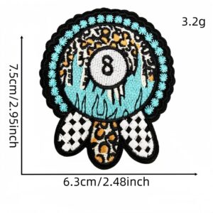No. 8 billiard cloth sticker 6 #