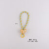 oly-797b5ae18a2c54631b4b5c77396dcf20 Wholesale Korean Style Heart Keychain Handmade Cotton Rope Pink Color Contrast for Party Gift Fashion Accessory