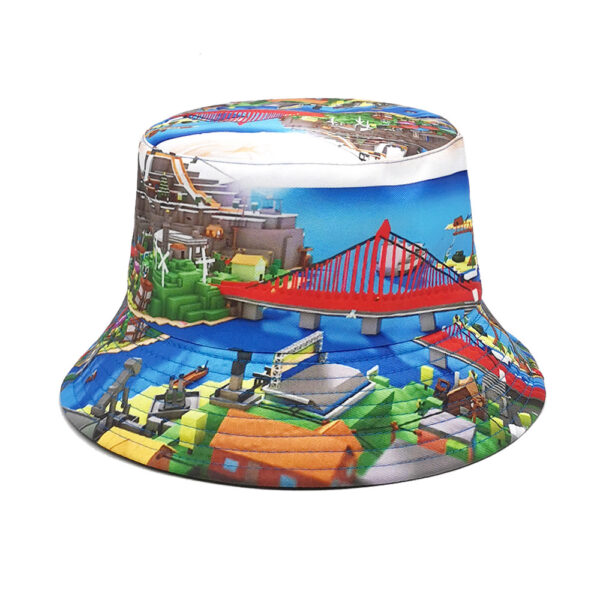 oly-799304fc9e497d86aba3ee1f83c73b66 Wholesale Print Fisherman Hat Sun Protection Casual Cap