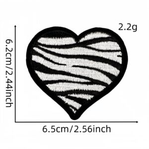 Large leopard print love cloth stickers 19#