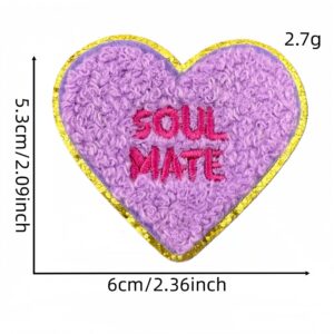 Towel embroidered love cloth patch 10 #