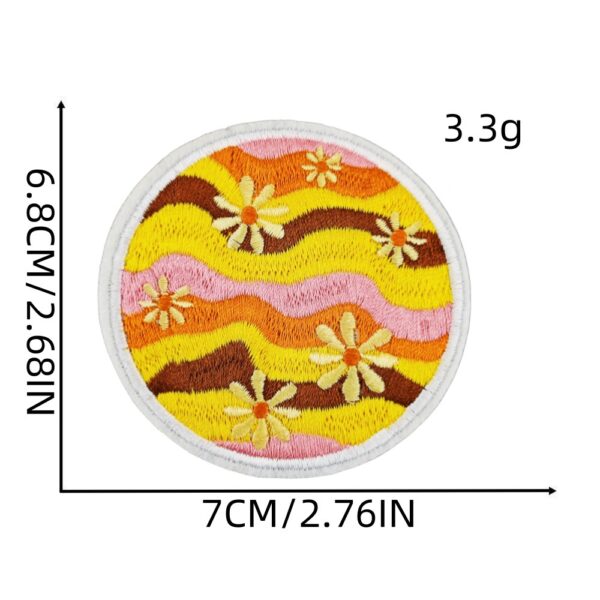 oly-79a0e3ae01b0b53e683850540fa29e37 Wholesale Bohemian Floral Iron-On Patches Decorative Applique for Bags DIY Accessory