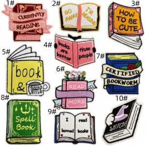 Book cloth stickers set of 10 pieces