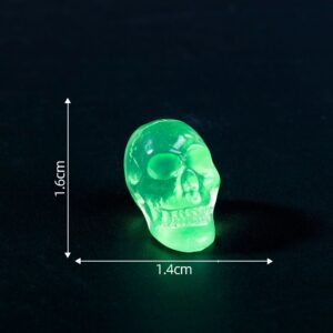 #2 Skull Green / 12 Glow-in-the-Dark Halloween Styles