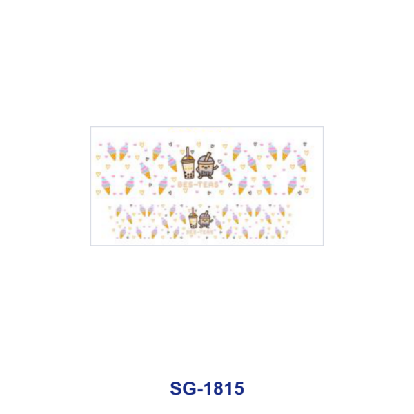 Wholesale 8pcs Cartoon Bear Mermaid Princess Pattern 3oz Cup Stickers Wrap OLY Exclusive