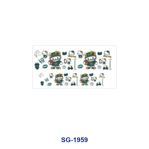 oly-79dbd64e95060a7000b7f98c2c3b4ddd Wholesale 8pcs Sporty Cute Cartoon Graphic Pattern 3oz Cup Stickers Wrap OLY Exclusive