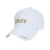 Wholesale Chic Baseball Cap with English Letters Black White Adjustable Unisex Resale