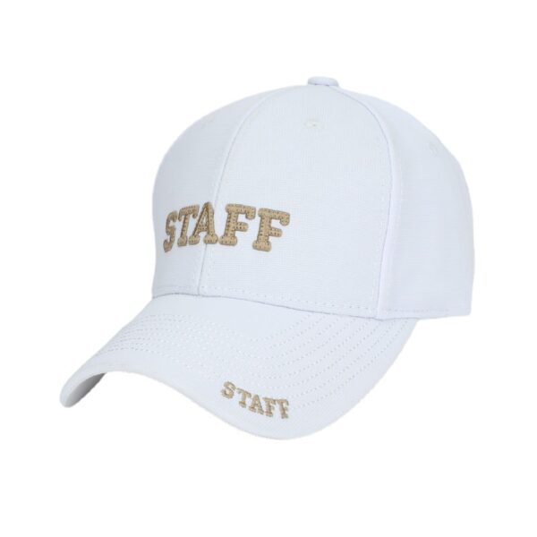 Wholesale Chic Baseball Cap with English Letters Black White Adjustable Unisex Resale