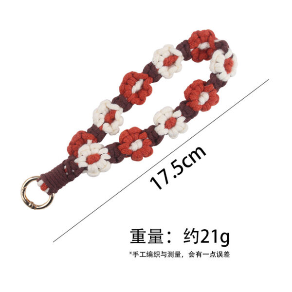 Wholesale Handmade Cotton Rope Keychain Korean Style Jewelry Accessory for Everyday Use