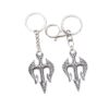 Wholesale Vintage Punk Poseidon Trident Pendant Keychain Zinc Alloy Fashion Accessory for Bags Keys