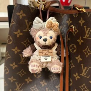 Brown rice overalls [shirley rose] / Approximately 10cm, comes with a rope stopper