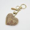 Wholesale Crystal Heart Keychain Bag Charm Zinc Alloy Boutique Resale Accessory