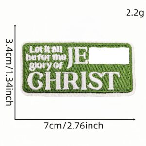 Green cartoon cloth stickers 24 #