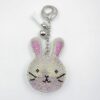oly-7a7410e91deb4ee4de8368ec0bd13b24 Wholesale Rhinestone Rabbit Keychain with Tassel and Bell - Cute Bunny Key Ring for Wedding Favor, Decorative Accessory