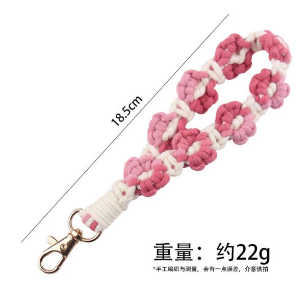 Wholesale Korean Style Hand Woven Keychain Fashion Accessory Boutique Resale Gift