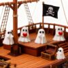 Wholesale Funny Halloween Resin Middle Finger Ghost Decoration Gift for Resale