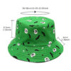 Wholesale Halloween Printed Bucket Hat Unisex Sun Protection Fashion Accessory Gift