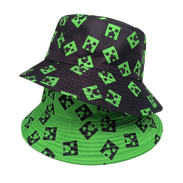 Wholesale Stylish Print Bucket Hat Sun Protection Casual Hat for Daily Wear