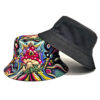 Wholesale Trendy Mushroom Cartoon Print Bucket Hat for Outdoor Sun Protection Casual Wear