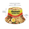 Wholesale Fashion Bucket Hat with Ramen Print Sunscreen Cap for Everyday Outdoor