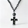 oly-7aee2eecd9278798aaf9776d5c88becf Wholesale Halloween Acrylic Cross Necklace Earrings Set, Sweet Cool Ins Style Fashion Accessory