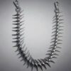 oly-7af235de81def7d8b8e832e709fa6c85 Wholesale Unisex Fish Bone Waist Chain with Rivet Details, DIY Accessory for Punk Street Style