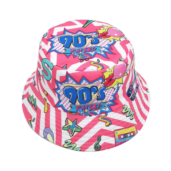 Wholesale Double Sided Digital Print Fisherman Hat Sunscreen Outdoor Casual Unisex
