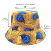 Wholesale Rhinestone Double Sided Flower Bucket Hat Sun Protection Fashion Accessory Gift