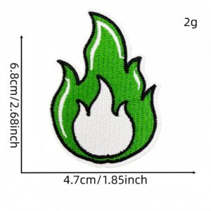 Green series cloth sticker 10#