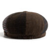 Wholesale British Vintage Wool Octagonal Cap Stylish Newsboy Beret Winter Khaki