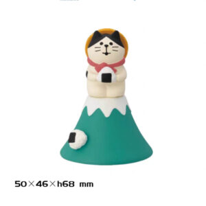 Mount fuji rice ball cat