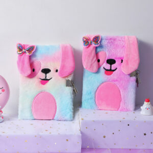 oly-7b1f9bb52372012bd95fbb5b3a07c4b3 Wholesale Trendy Plush Lock Notebook for Girls Cute Cartoon Diary with Key Ideal for Kids Prizes and Everyday Use