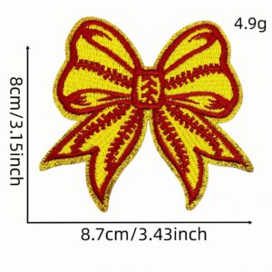 Yellow baseball cloth sticker 5 #