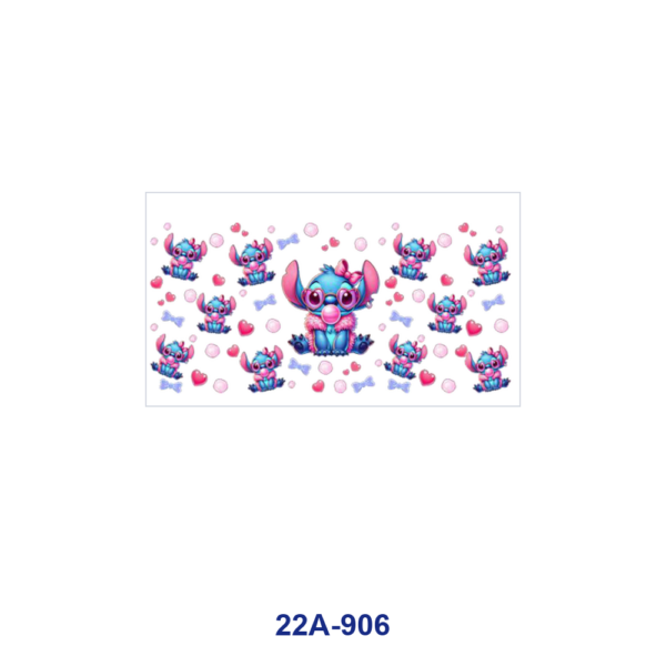oly-7b3eb88dd447cabaaadac3a1bd05ea48 Wholesale 5pcs Dreamy Cute Cartoon Princess Mouse Alien Character Heart Flower Apple Bone Mixed Decor Prints 16oz Cup UV DTF Wraps OLY Exclusive