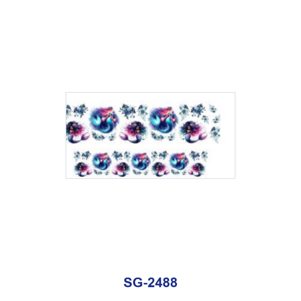 oly-7b419f13281c2f143565d8242c805178 Wholesale 8pcs Mixed Mom Floral Mermaid Print 3oz Cup Stickers Wrap