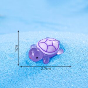 21 # Purple [small size] / 30 types of luminous cartoon turtles