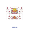 Wholesale 8pcs Valentine Love Design Mini Cup Keychain Sticker