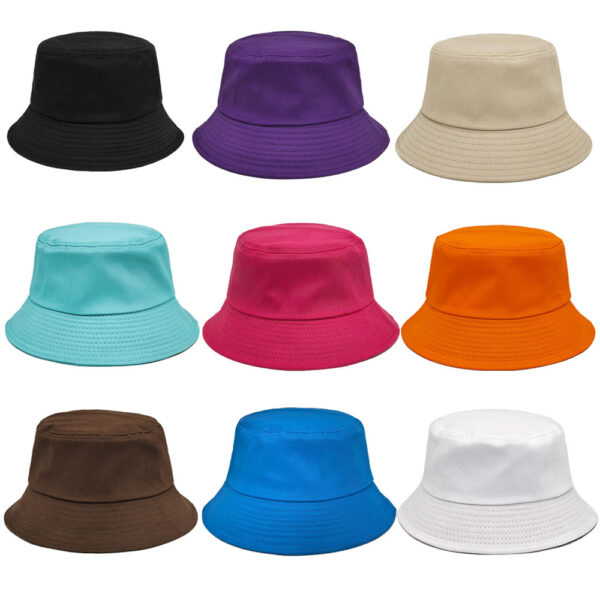Wholesale Korean Style Solid Color Bucket Hat for Women Everyday Sun Protection Fashion Accessory