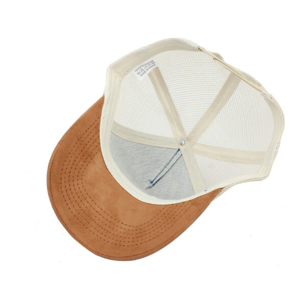 Wholesale Suede Mesh Baseball Cap Breathable Adjustable Color Block Unisex Trendy Casual Hat