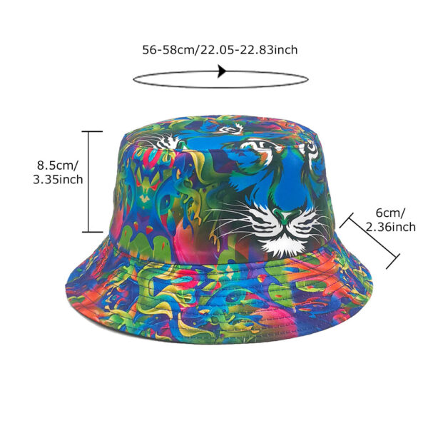 oly-7b8a7eec12e8d2ab8f0d2b6d22aeb027 Wholesale Trendy Tiger Print Fisherman Hat Sun Protection Outdoor Beach Accessory