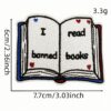 oly-7ba08633322c3280272eed8276442d9d Wholesale Iron On Embroidered Patch Book Reading Cartoon Design Decorative Accent for Adults