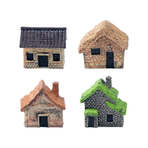 oly-7ba12be3d0737ca67905688cdd67c76e Wholesale Rustic Miniature Thatched Cottage Resin Figurine for Terrarium Desktop Home Decor Gift