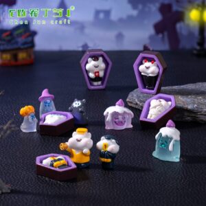 Wholesale Halloween Zombie Taoist Figurine Resin Miniature DIY Decor Ornament - Trendy Home Decor & Gift