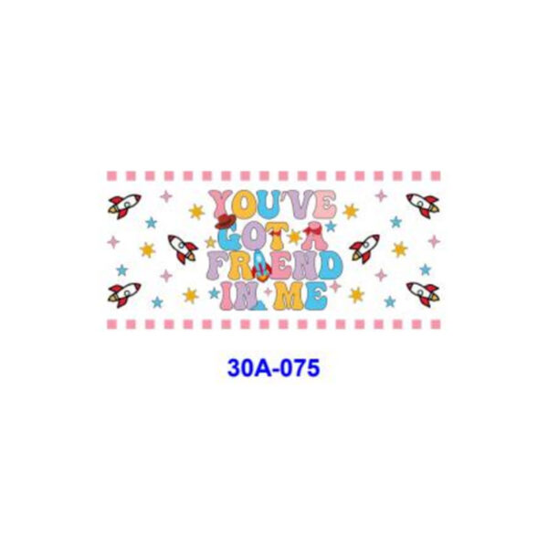 oly-7bc540637de60e02d2b239980235ab15 Wholesale 5pcs Western Cowboy Space Text 16oz Cup UV DTF Wraps OLY Exclusive