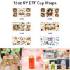 oly-7bf52c7d2fcac2adec4354f25ad81b8d Wholesale 5pcs Fall Halloween Witch Hat Bow Ghost Sunflower Pumpkin Fall Leaf Bat Mixed Decor Prints 16oz Cup UV DTF Wraps