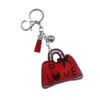 Wholesale Rhinestone Love Letter Bag Charm Keychain with Tassel, Stylish Jewelry Accessory for Gift Resale