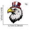 Wholesale Cartoon Eagle Star Embroidered Patch Colorful DIY Decorative Accessory for Resale