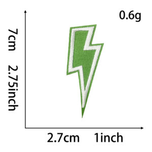Heated melt glue*green*lightning