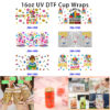 Wholesale 16oz Study Girl Cartoon Series Cup UV DTF Wraps