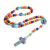 oly-7c3a207c540cbcbc7f57c78e4fe858e9 Wholesale Kids Cartoon Cross Pendant Necklace Handmade Beaded Jewelry Accessory